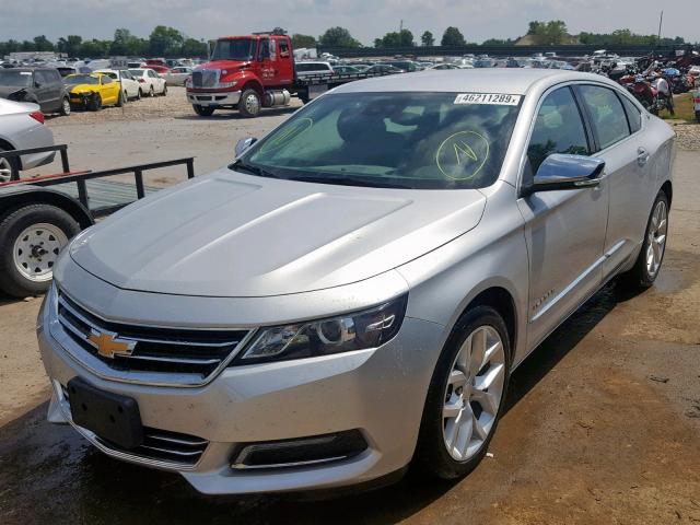 2G1145S32H9122463 - 2017 CHEVROLET IMPALA PRE SILVER photo 2