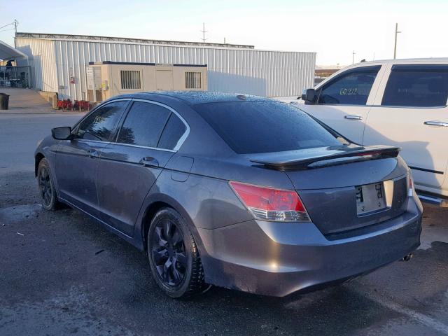 JHMCP26848C012677 - 2008 HONDA ACCORD EXL GRAY photo 3