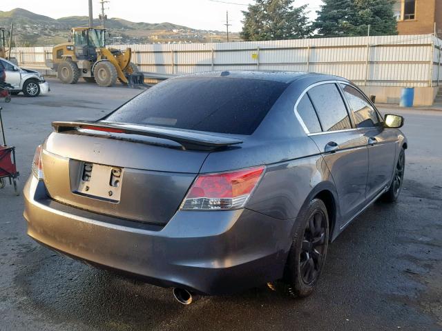 JHMCP26848C012677 - 2008 HONDA ACCORD EXL GRAY photo 4