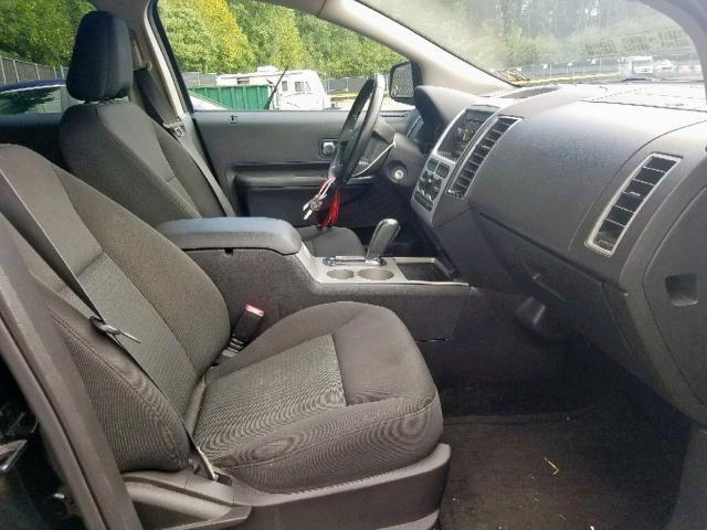 2FMDK48C87BA77804 - 2007 FORD EDGE SEL BLACK photo 5