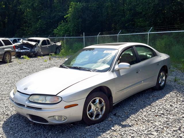 1G3GR64H424106129 - 2002 OLDSMOBILE AURORA SILVER photo 2