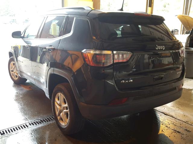 3C4NJDABXJT126753 - 2018 JEEP COMPASS SP 黑色 照片 3
