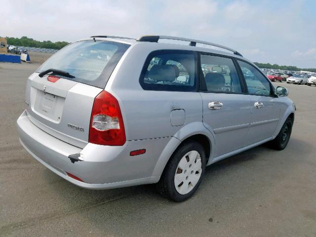 KL5JD86ZX6K303545 - 2006 SUZUKI FORENZA SILVER photo 4