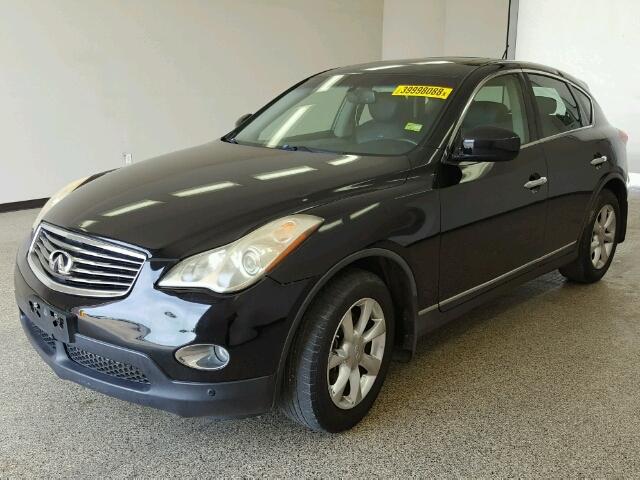 JNKAJ09F88M350634 - 2008 INFINITI EX35 BASE BLACK photo 2