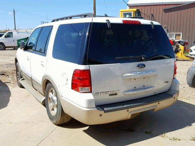 1FMFU18515LA59709 - 2005 FORD EXPEDITION WHITE photo 3