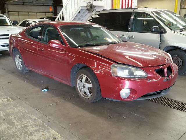 2G2WP522641265182 - 2004 PONTIAC GRAND PRIX RED photo 1