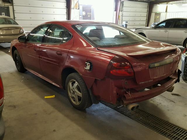 2G2WP522641265182 - 2004 PONTIAC GRAND PRIX RED photo 3