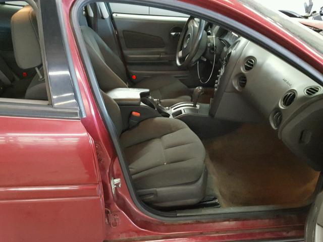 2G2WP522641265182 - 2004 PONTIAC GRAND PRIX RED photo 5