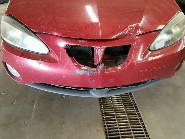 2G2WP522641265182 - 2004 PONTIAC GRAND PRIX RED photo 7