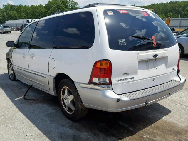 2FMZA5345YBC04816 - 2000 FORD WINDSTAR S WHITE photo 3