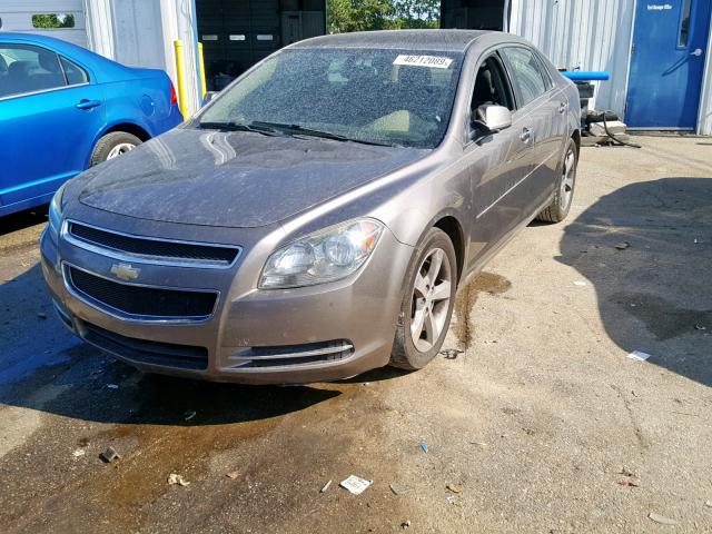 1G1ZC5E01CF207396 - 2012 CHEVROLET MALIBU 1LT BROWN photo 2