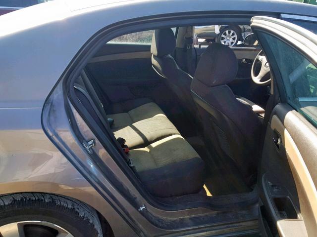 1G1ZC5E01CF207396 - 2012 CHEVROLET MALIBU 1LT BROWN photo 6