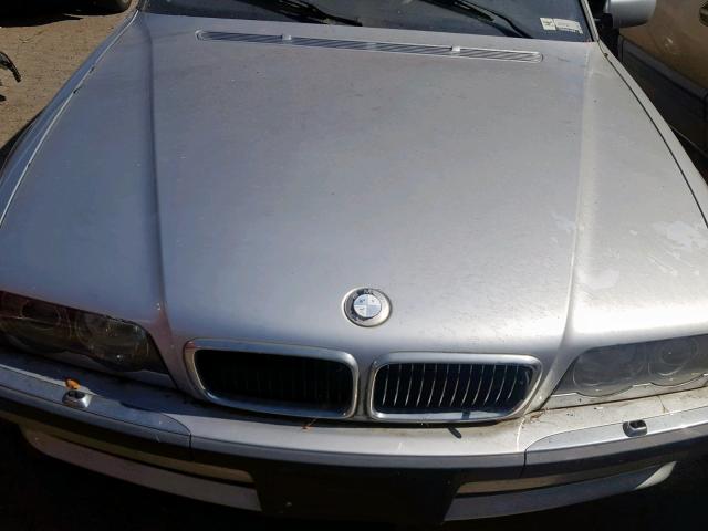 WBAGG83431DN89320 - 2001 BMW 740 I AUTO SILVER photo 7