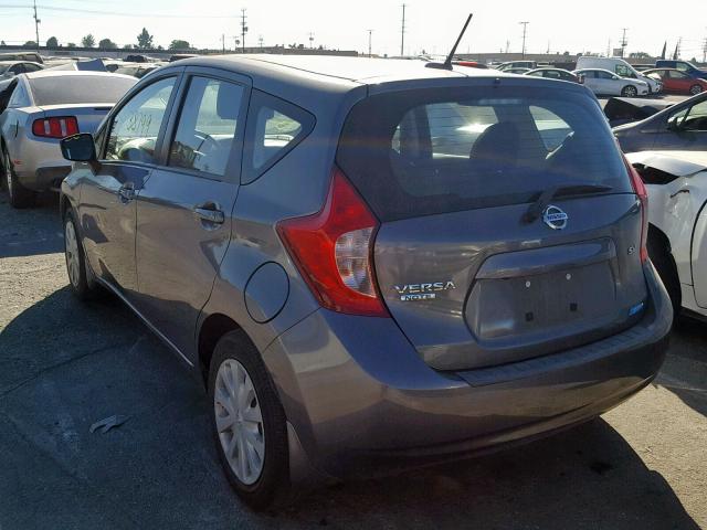 3N1CE2CP7GL392445 - 2016 NISSAN VERSA NOTE GRAY photo 3