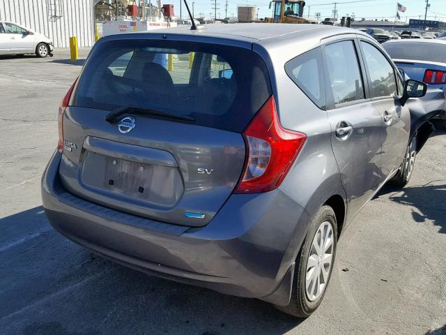 3N1CE2CP7GL392445 - 2016 NISSAN VERSA NOTE GRAY photo 4