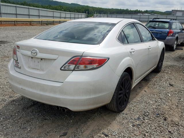 1YVHZ8BHXB5M13604 - 2011 MAZDA 6 I WHITE photo 4