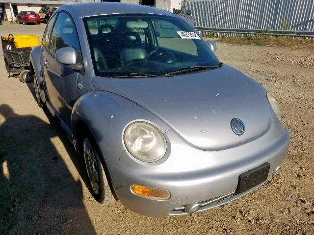 3VWCA21C7YM415496 - 2000 VOLKSWAGEN NEW BEETLE ვერცხლისფერი ფოტო 1