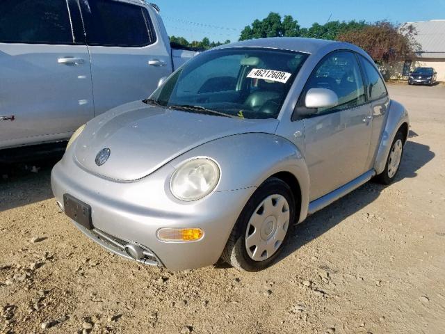 3VWCA21C7YM415496 - 2000 VOLKSWAGEN NEW BEETLE ვერცხლისფერი ფოტო 2