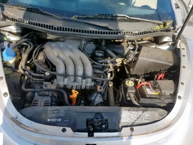 3VWCA21C7YM415496 - 2000 VOLKSWAGEN NEW BEETLE ვერცხლისფერი ფოტო 7