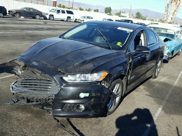 3FA6P0SU9FR147308 - 2015 FORD FUSION TIT BLACK photo 2