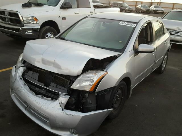 3N1AB6AP1CL687058 - 2012 NISSAN SENTRA 2.0 SILVER photo 2