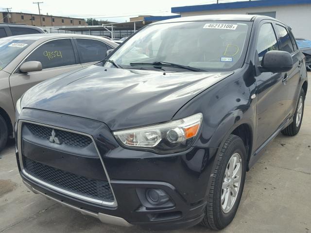 JA4AP3AU3BZ005284 - 2011 MITSUBISHI OUTLANDER BLACK photo 2