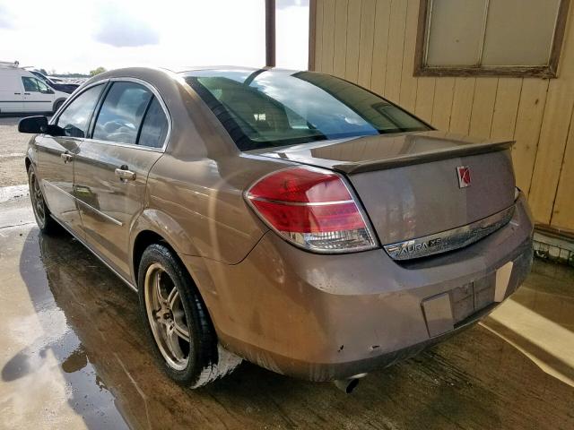 1G8ZS57N37F231086 - 2007 SATURN AURA XE GOLD photo 3