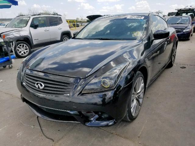 JN1CV6EL8CM471205 - 2012 INFINITI G37 BLACK photo 2