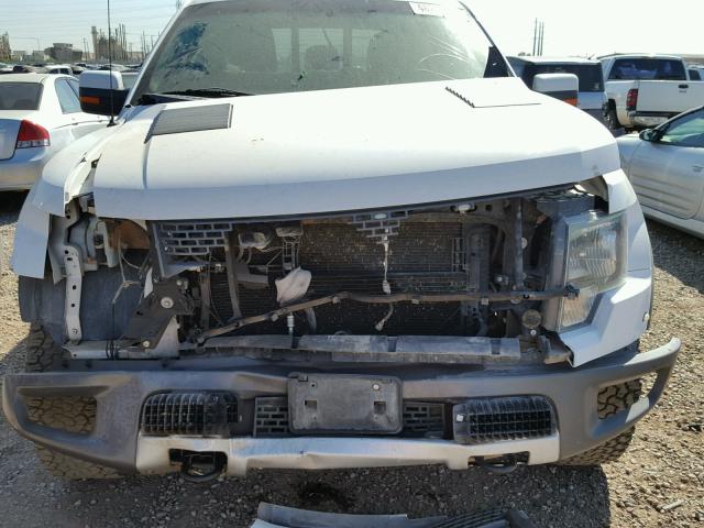 1FTFW1R64CFB75455 - 2012 FORD F150 SVT R WHITE photo 9