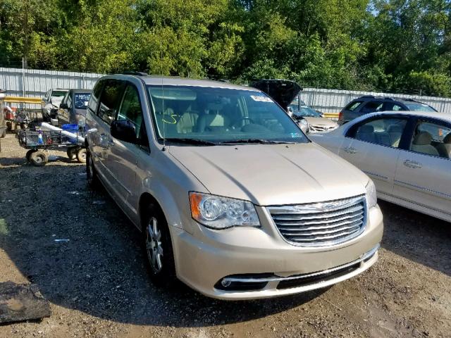 2C4RC1BG7CR411114 - 2012 CHRYSLER TOWN & COU TAN photo 1