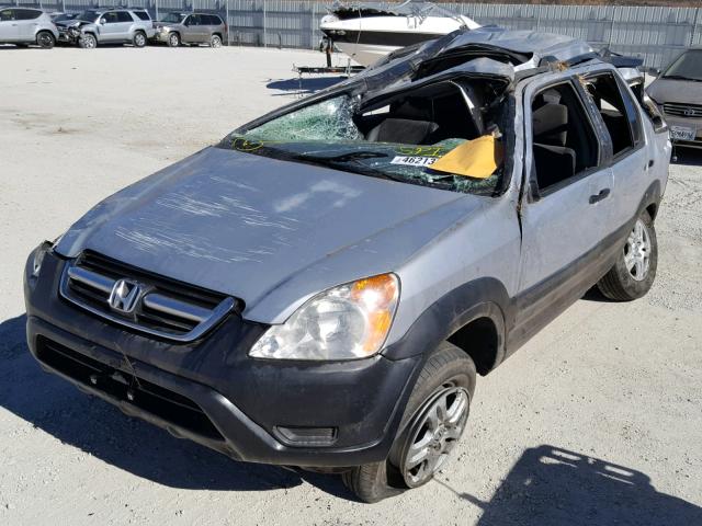 JHLRD78822C078413 - 2002 HONDA CR-V EX SILVER photo 2