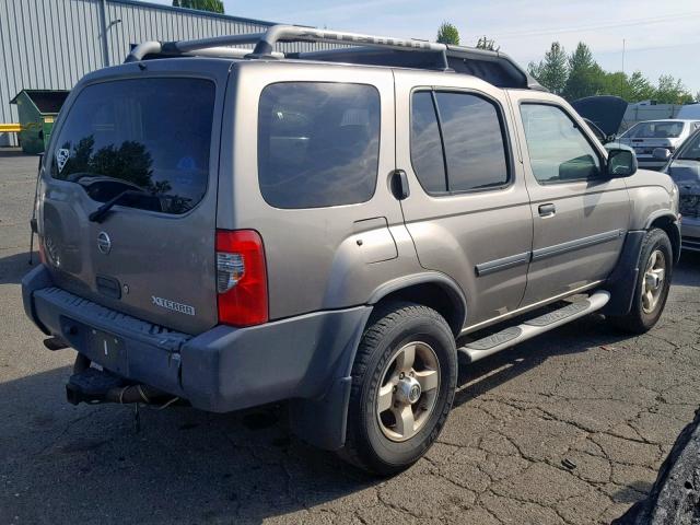 5N1ED28YX4C660711 - 2004 NISSAN XTERRA XE BEIGE photo 4