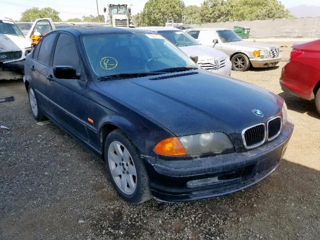 WBAAN37491NJ10658 - 2001 BMW 325 I BLACK photo 1