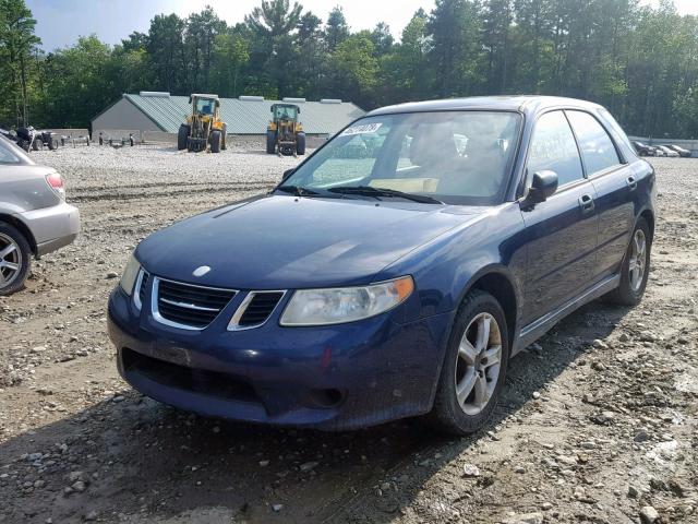 JF4GG61625H050108 - 2005 SAAB 9-2 BLUE photo 2