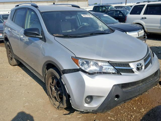 JTMZFREVXFJ030124 - 2015 TOYOTA RAV4 LE SILVER photo 1