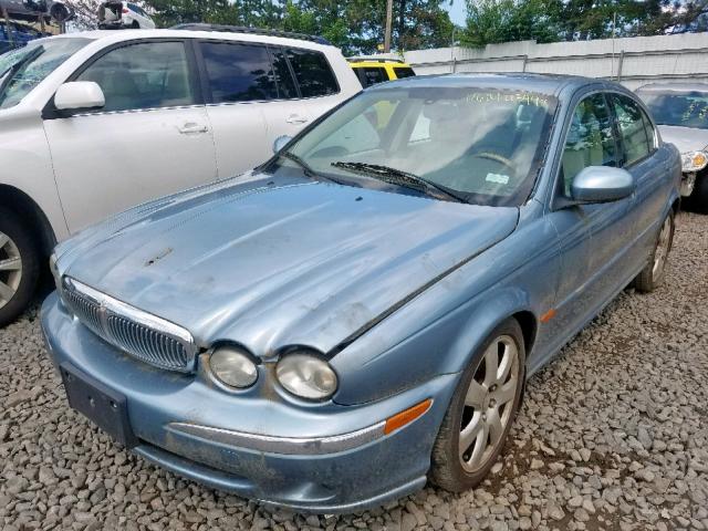 SAJEA51C34WD70066 - 2004 JAGUAR X-TYPE 3.0 BLUE photo 2