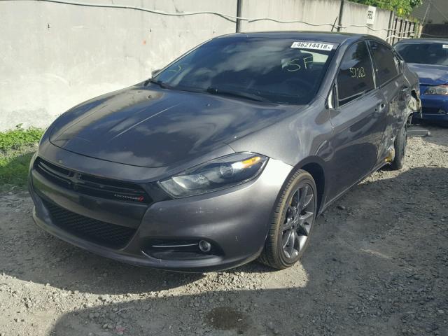 1C3CDFBB4GD749748 - 2016 DODGE DART SXT GRAY photo 2