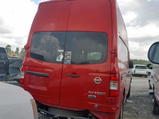 1N6BF0LX3DN114273 - 2013 NISSAN NV 2500 RED photo 4