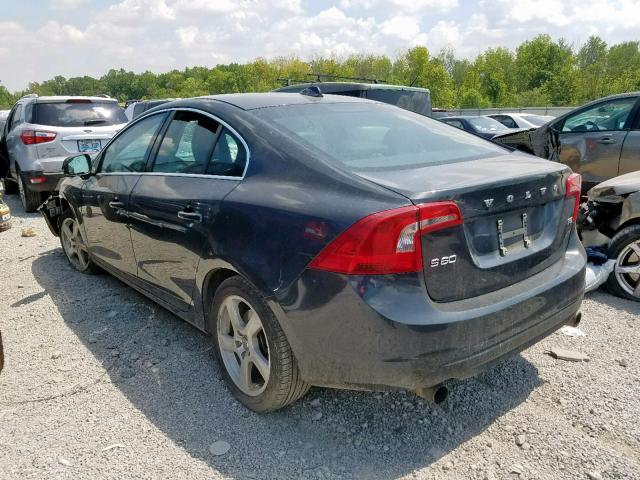 YV1622FS6C2130098 - 2012 VOLVO S60 T5 BLACK photo 3