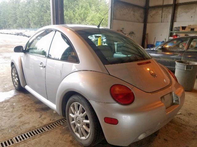 3VWCB21C52M461266 - 2002 VOLKSWAGEN NEW BEETLE ვერცხლისფერი ფოტო 3