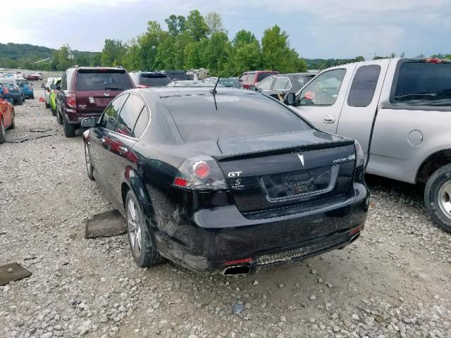 6G2EC57Y29L163371 - 2009 PONTIAC G8 GT BLACK photo 3