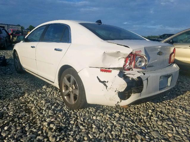 1G1ZC5EU8CF125734 - 2012 CHEVROLET MALIBU 1LT 白色 照片 3