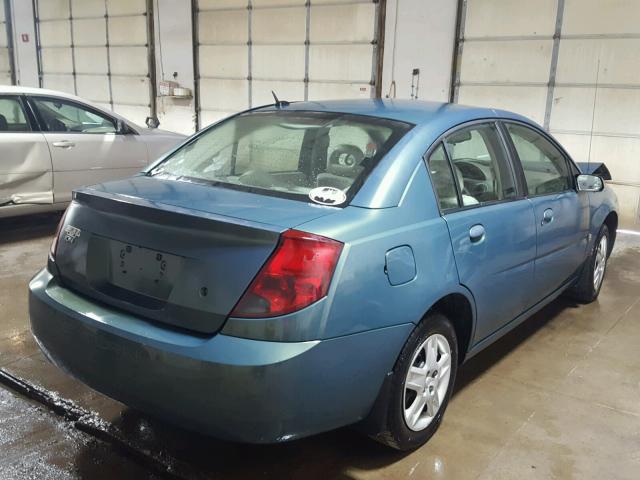 1G8AJ55F57Z120081 - 2007 SATURN ION LEVEL TEAL photo 4