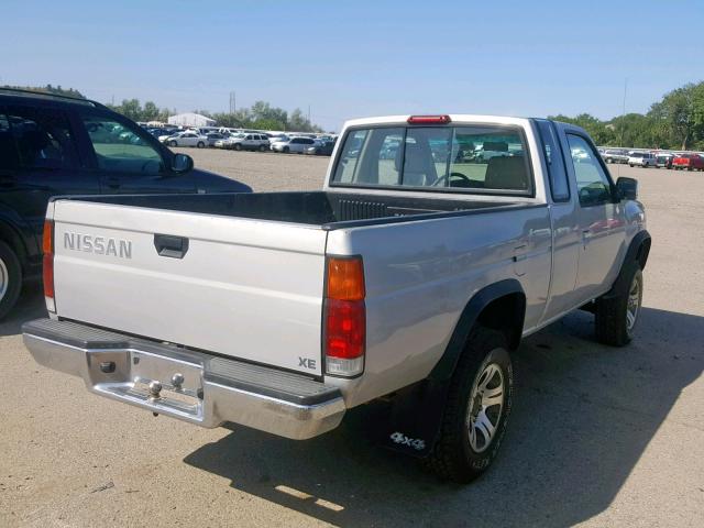 1N6SD16Y8VC414713 - 1997 NISSAN TRUCK KING SILVER photo 4