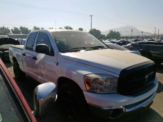 1D7HA18227S179531 - 2007 DODGE RAM 1500 S WHITE photo 1