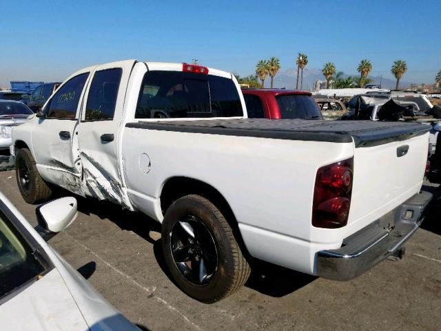 1D7HA18227S179531 - 2007 DODGE RAM 1500 S WHITE photo 3