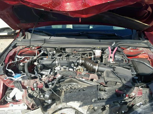 1HGCV1F1XKA010876 - 2019 HONDA ACCORD LX BURGUNDY photo 7