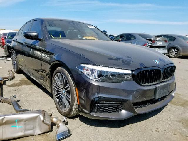 WBAJB1C50KB376648 - 2019 BMW 530XE BLACK photo 1