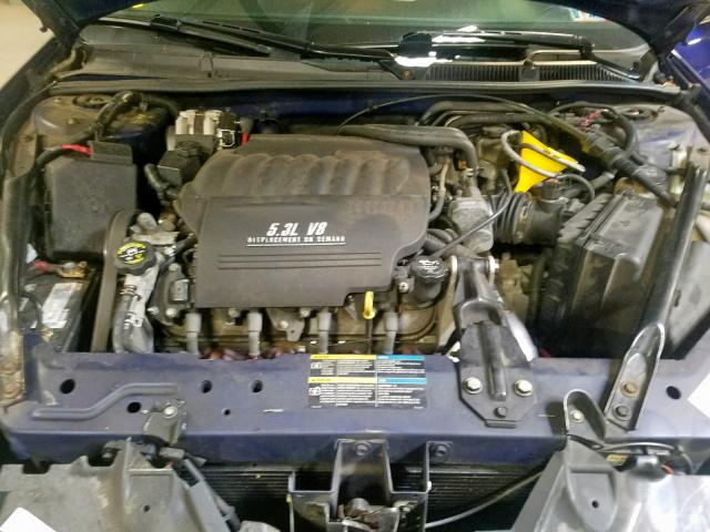 2G1WD58C169131228 - 2006 CHEVROLET IMPALA SUP BLUE photo 7