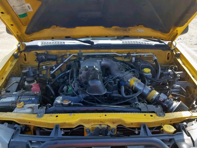 5N1MD28Y53C626816 - 2003 NISSAN XTERRA SE YELLOW photo 7